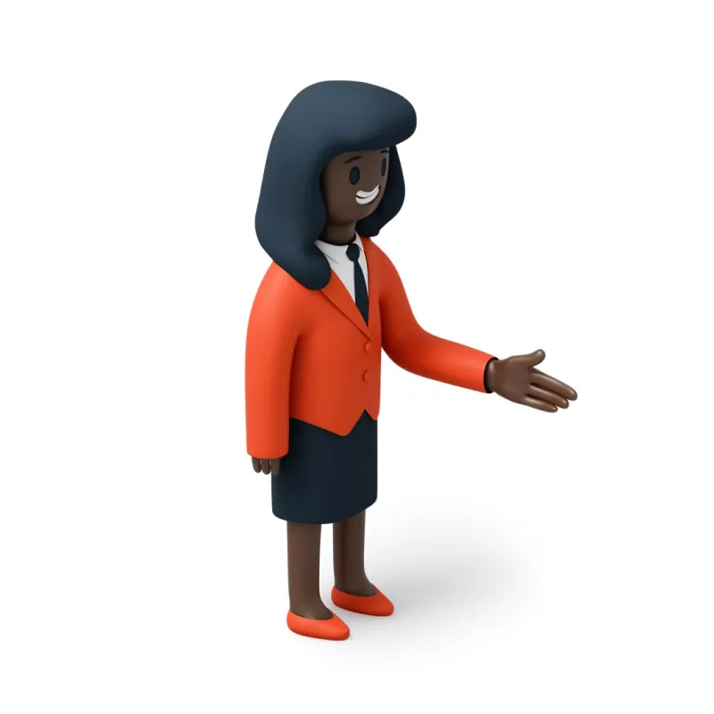Model in 3D Flame style