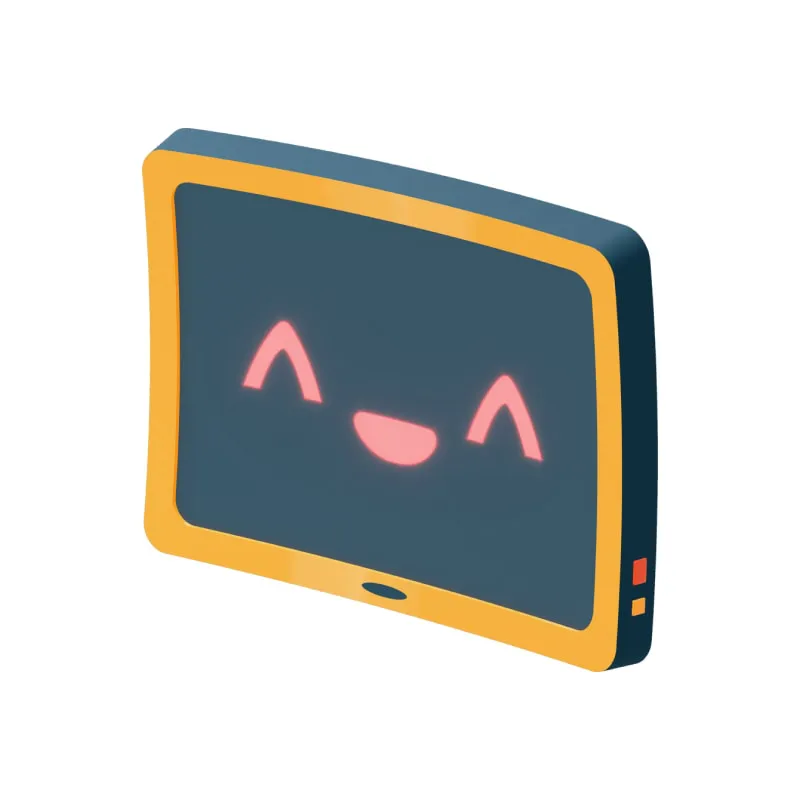 Model in 3D Flame style