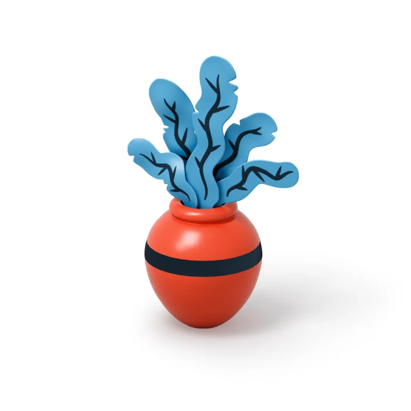 Model in 3D Flame style